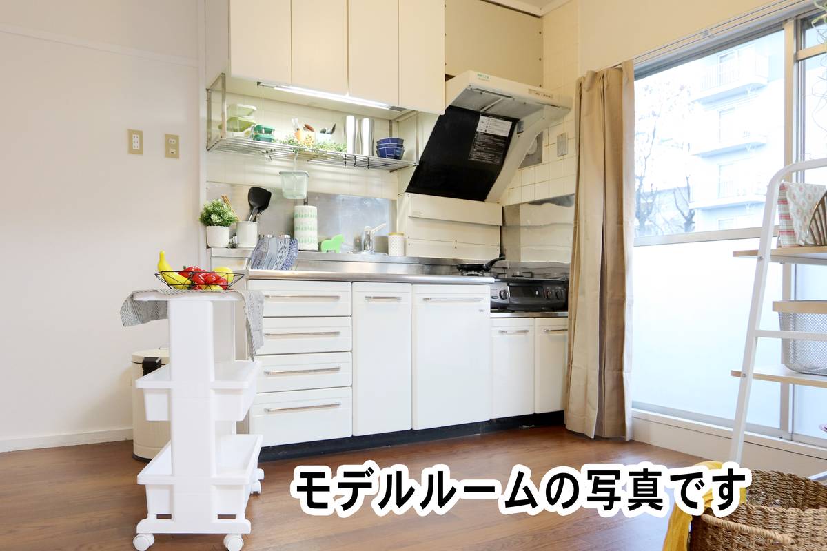 Kitchen in Village House Inokuchi in Inazawa-shi