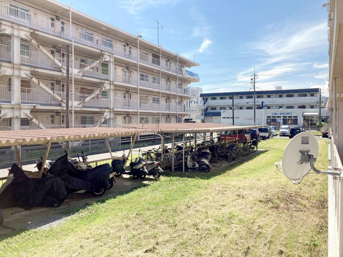 高槻市ビレッジハウス西町のバルコニー