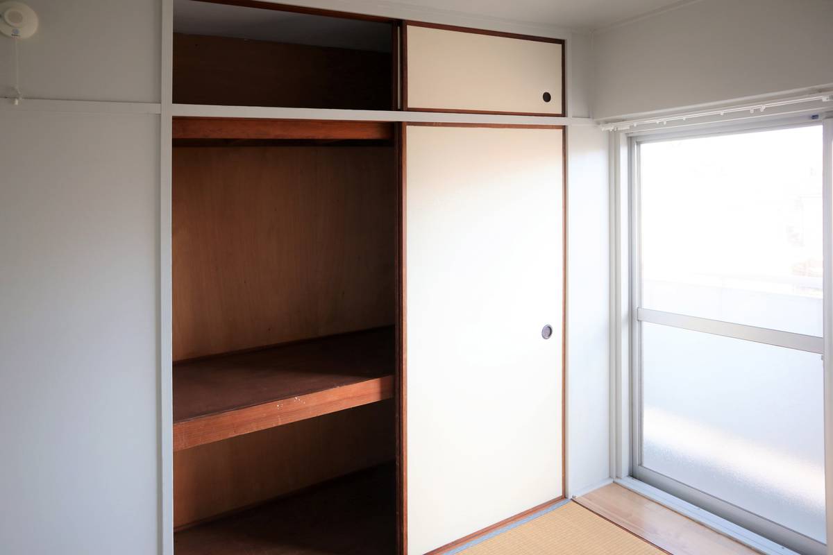 Khu vực chứa đồ của Village House Higashi Futami ở Akashi-shi