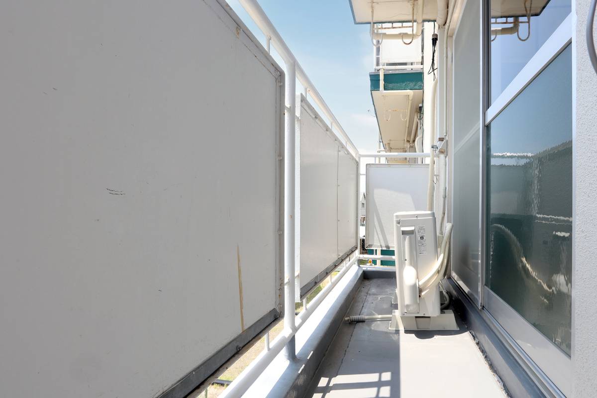 Ban công của Village House Katayama ở Ono-shi