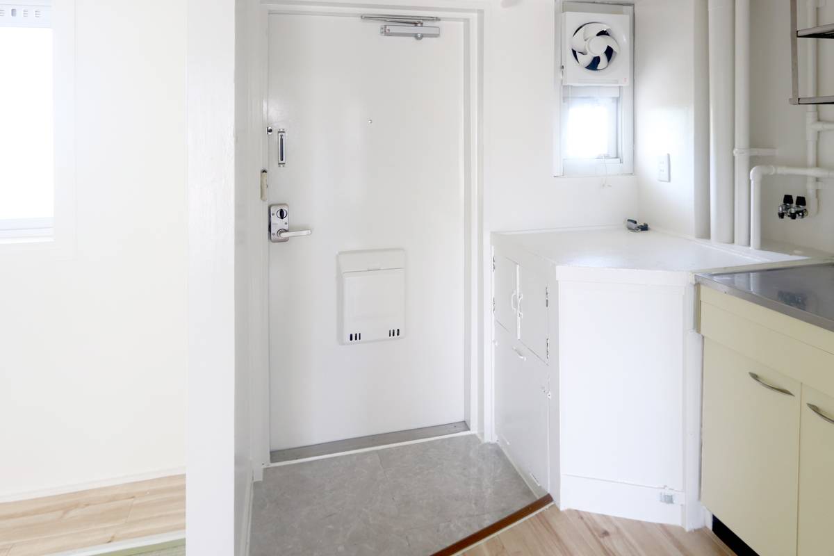 Khu vực cửa ra vào Village House Katayama ở Ono-shi