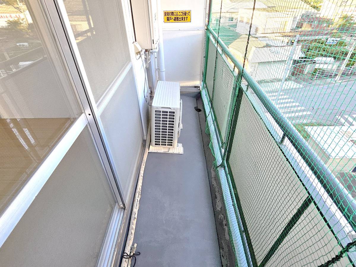 和歌山市ビレッジハウス紀三井寺のバルコニー