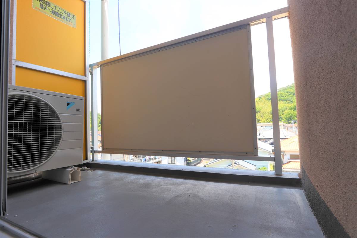 和歌山市ビレッジハウス紀三井寺のバルコニー