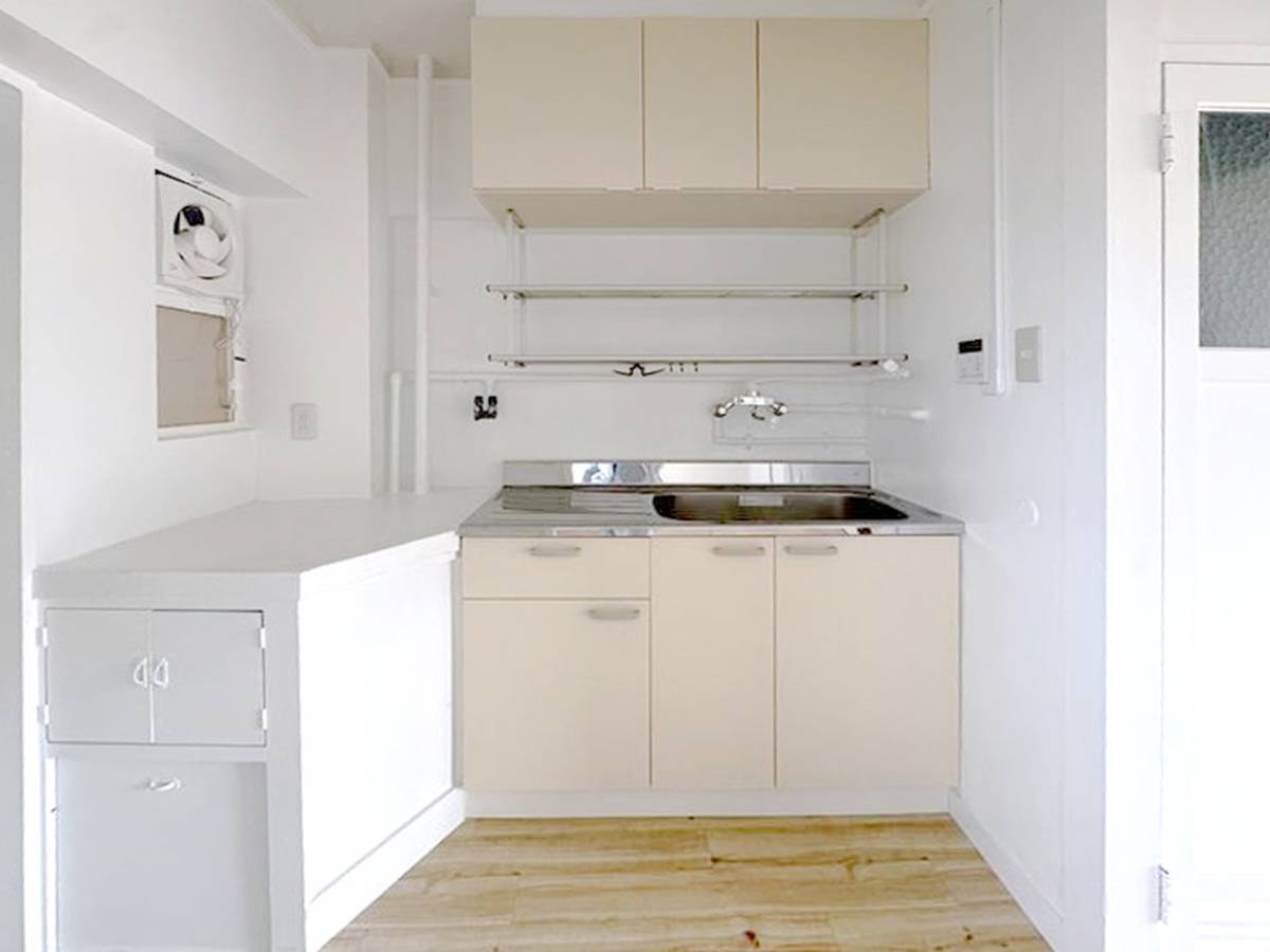 Ibaraki-shi मा Village House Takada मा किचन