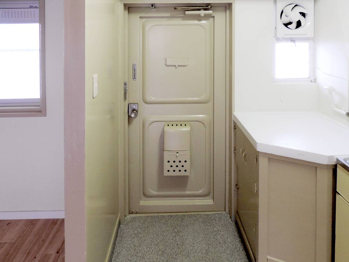 Khu vực cửa ra vào Village House Takada ở Ibaraki-shi