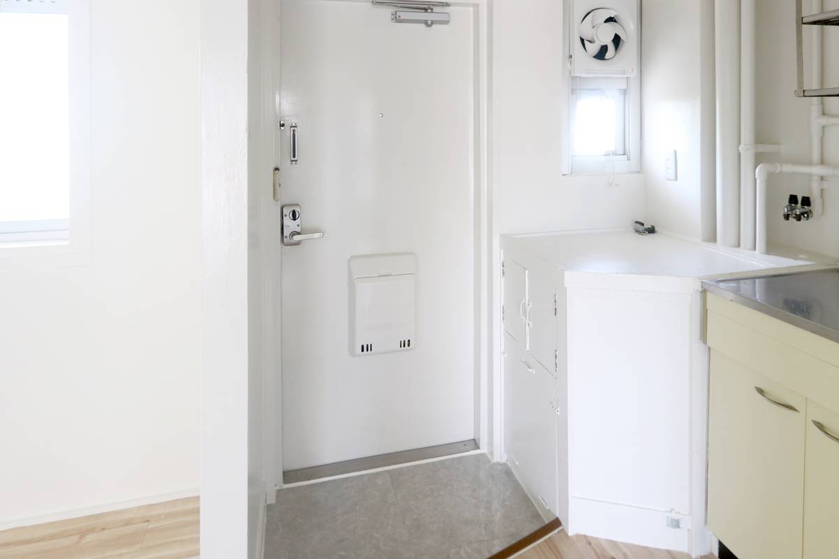 Khu vực cửa ra vào Village House Minami Noda ở Higashi-ku