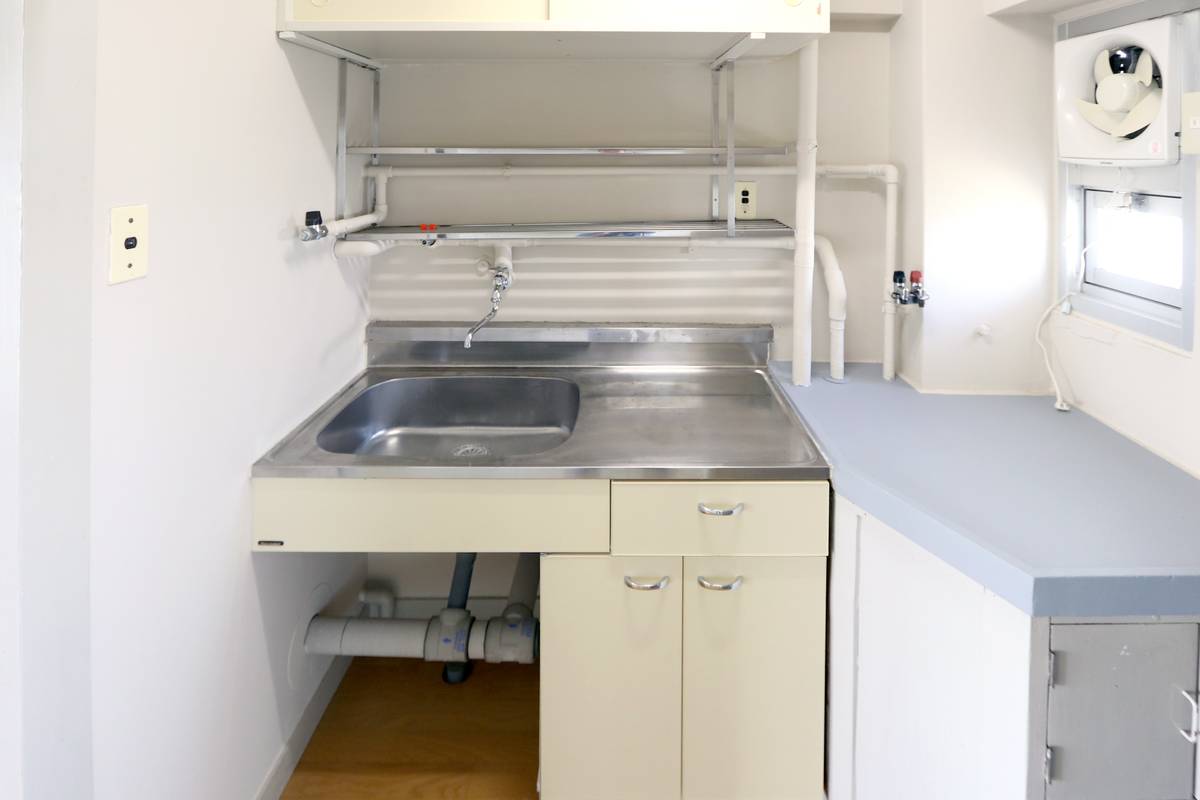 Cozinha de Village House Kasuga 1 em Hirakata-shi