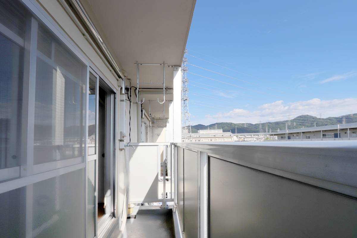 Varanda de Village House Kasuga 1 em Hirakata-shi