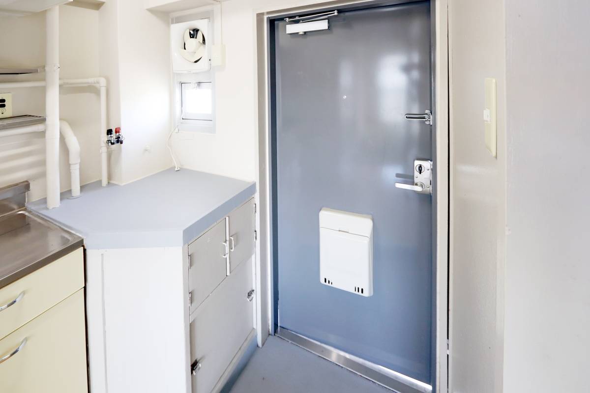 Entrada do apartamento de Village House Kasuga 1 em Hirakata-shi