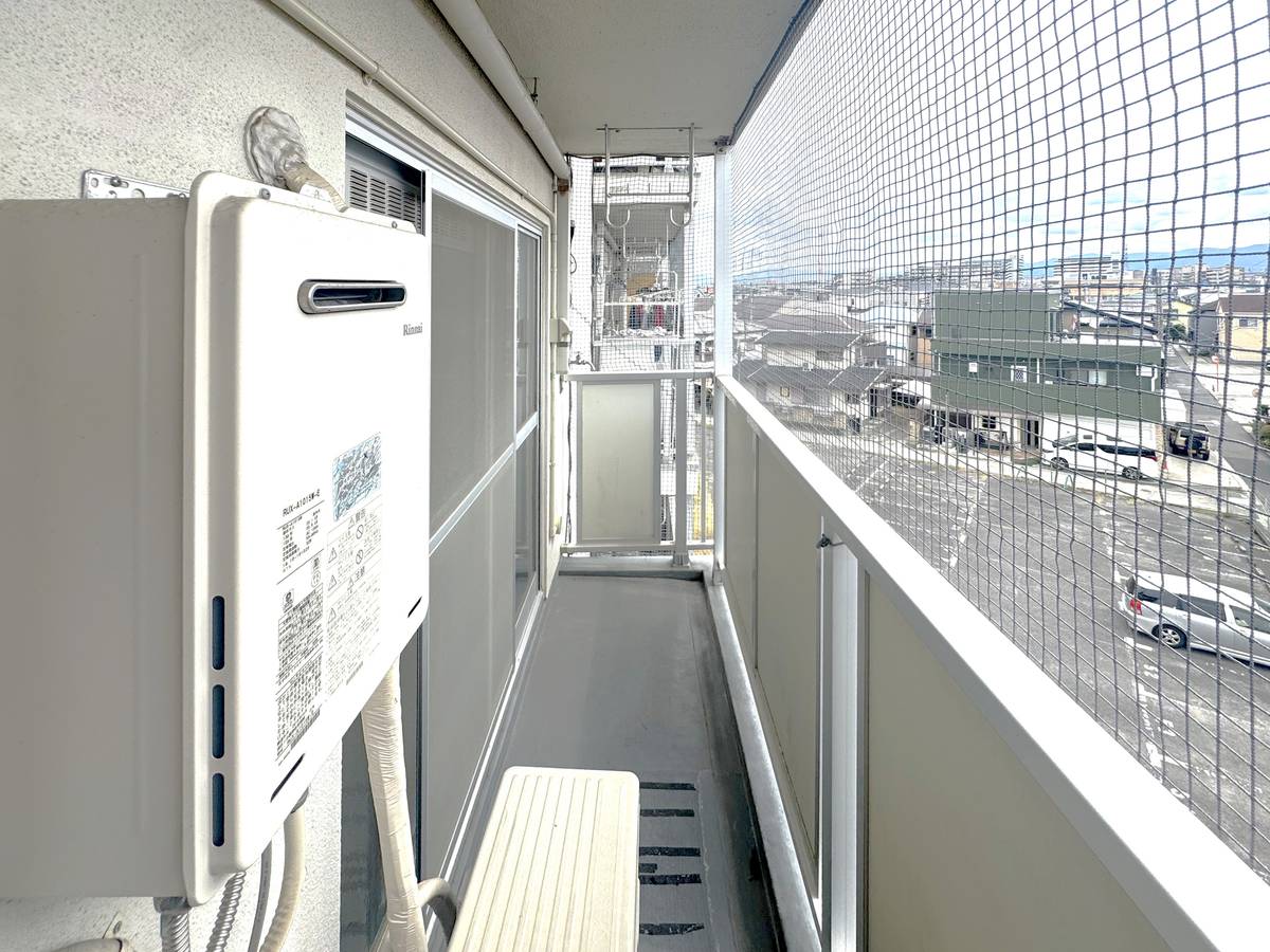 岸和田市ビレッジハウス旭のバルコニー
