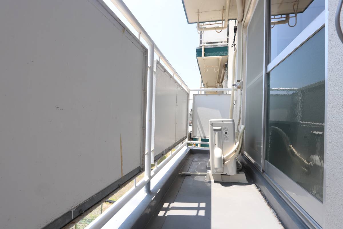 甲賀市ビレッジハウス水口のバルコニー