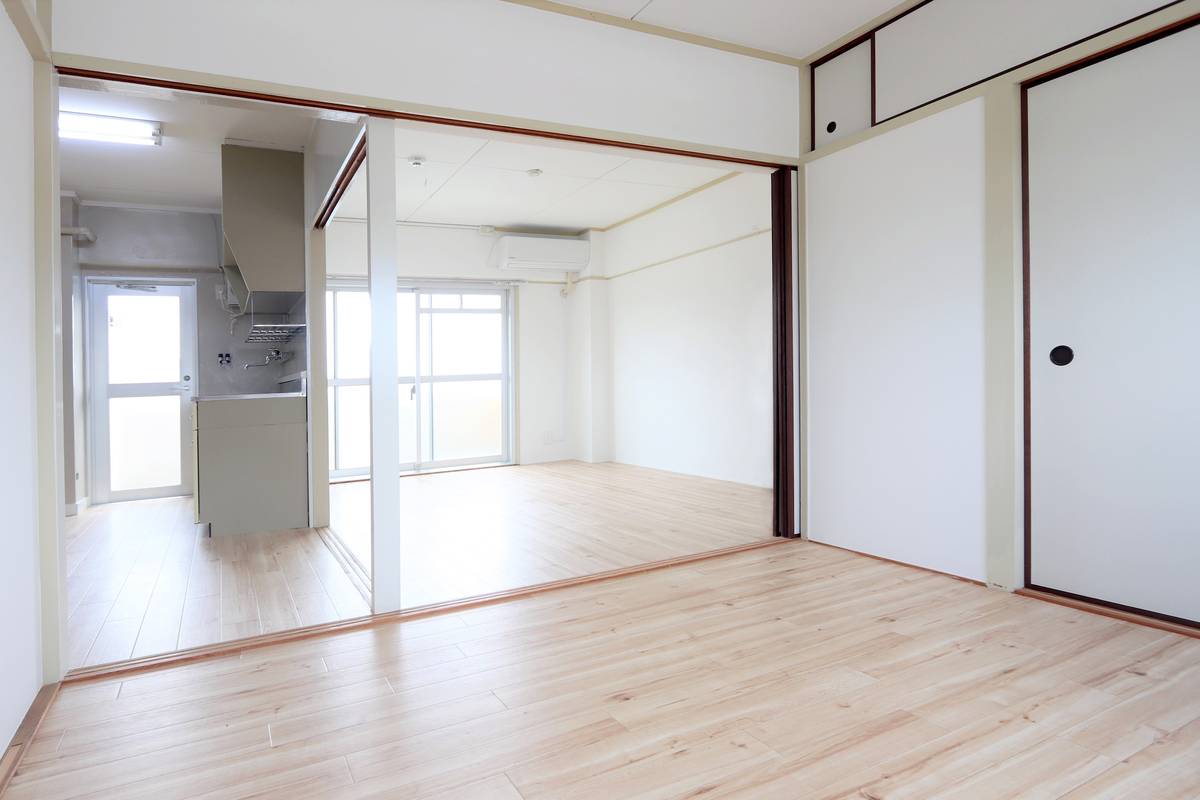 Living Room in Village House Shodai in Hirakata-shi