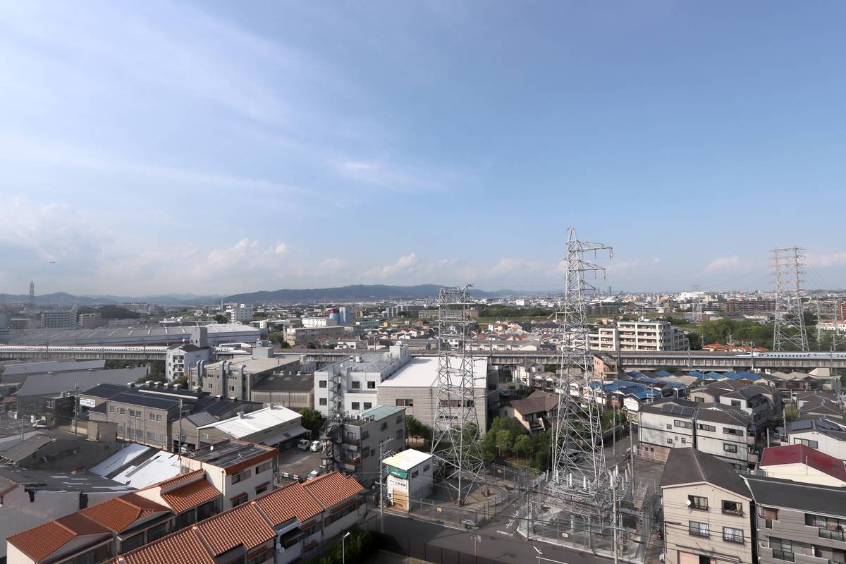 尼崎市ビレッジハウス南清水タワーの眺望
