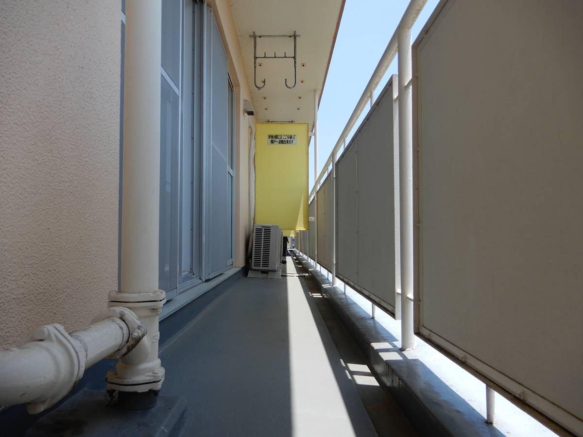 吉野郡ビレッジハウス大淀のバルコニー