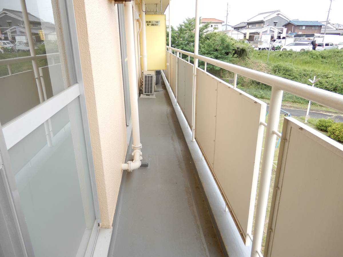 Balcony in Village House Ooyodo in Yoshino-gun