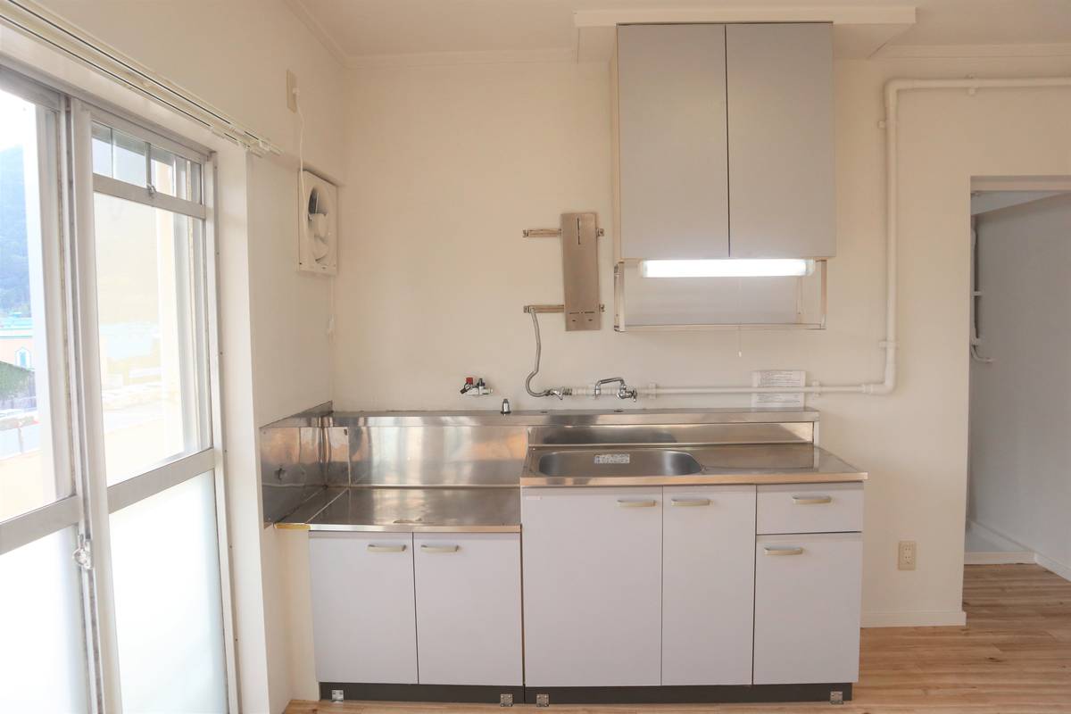 Yoshino-gun ရှိ Village House Ooyodo ၏ မီးဖိုချောင်