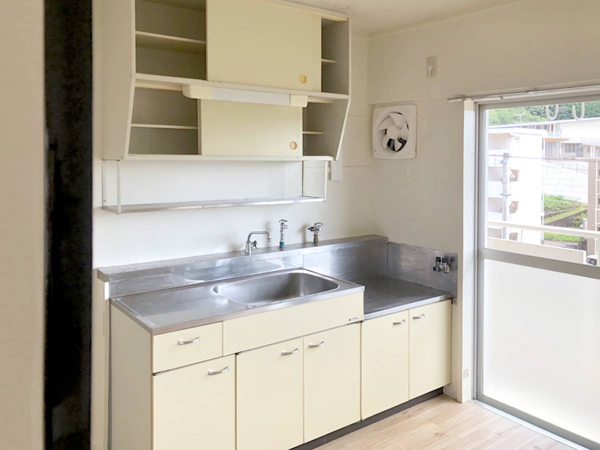 Dapur di Village House Saoka di Shimanto-shi