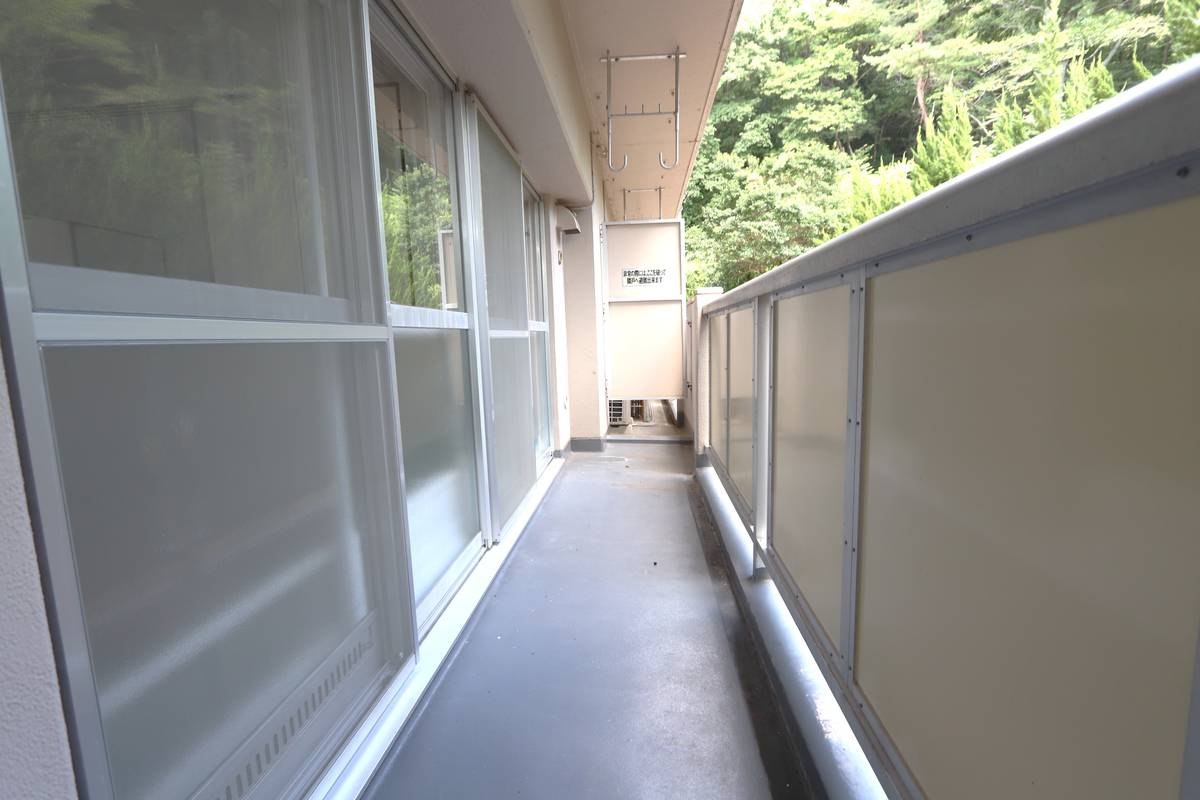 丹波市ビレッジハウス柏原のバルコニー