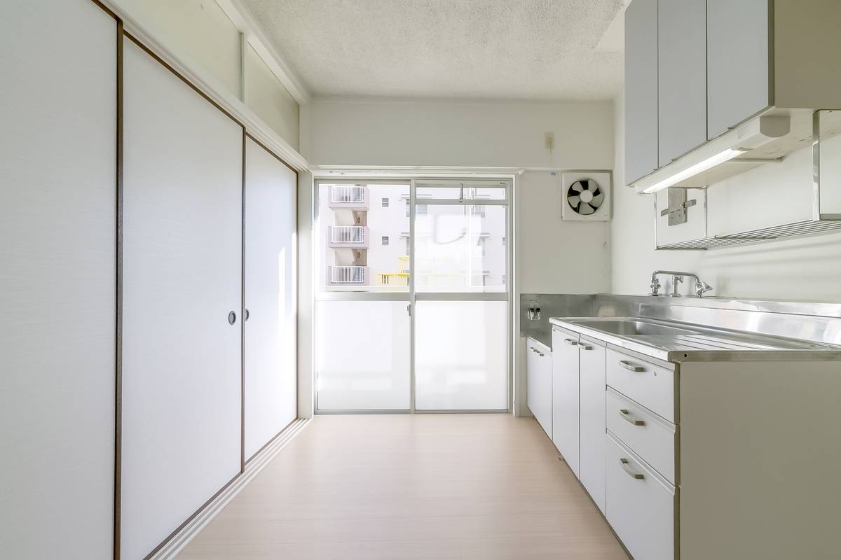 Aki-shi मा Village House Aki मा किचन