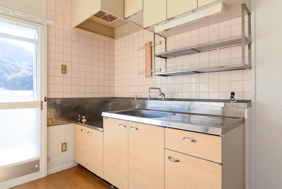 Gamou-gun मा Village House Hino मा किचन