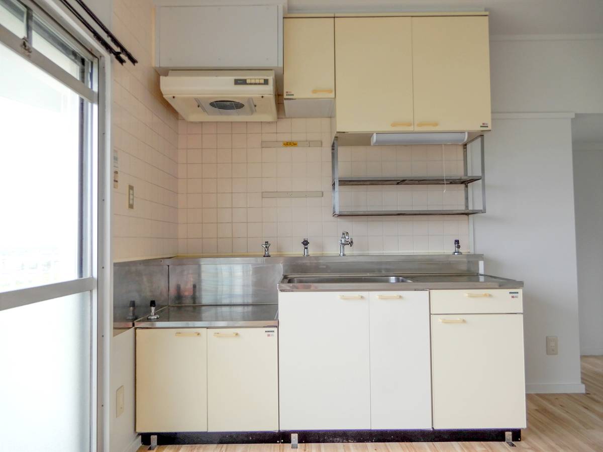 Dapur di Village House Kohori di Nagahama-shi