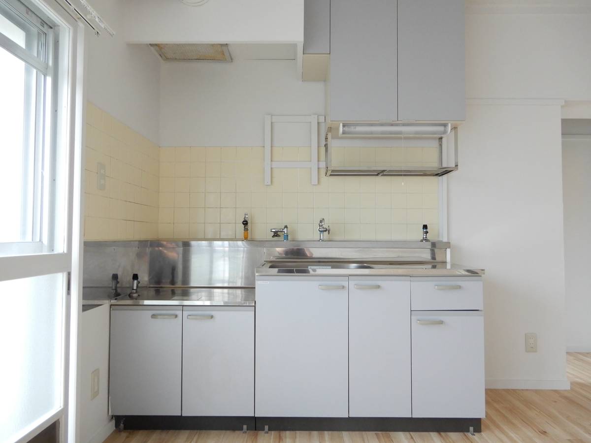 Dapur di Village House Nomada di Sanuki-shi