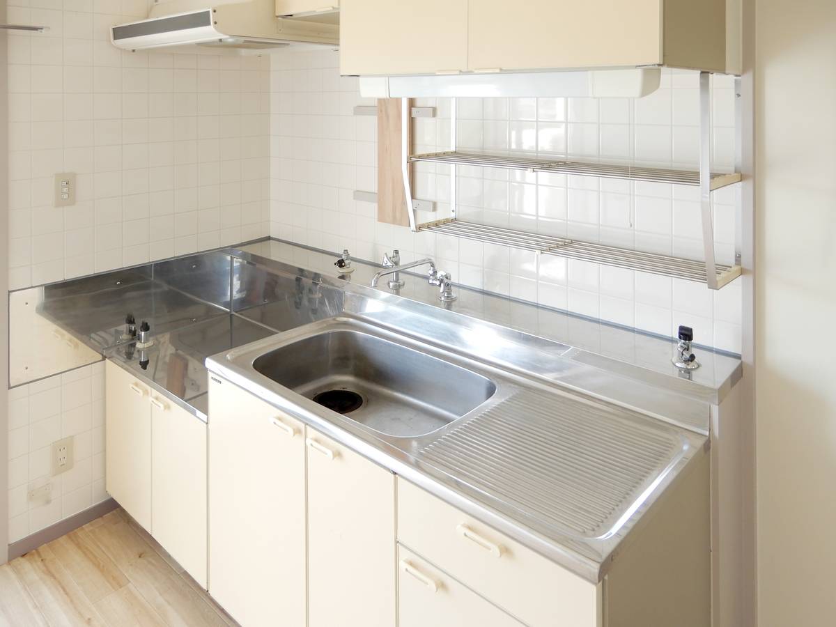 Khu vực bếp của Village House Mihara ở Minamiawaji-shi