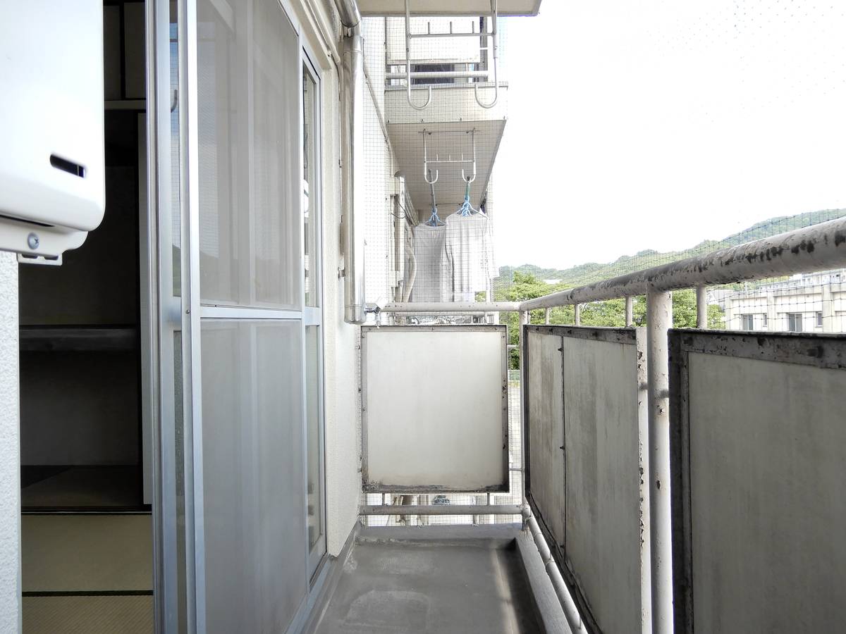 Varanda de Village House Mizushima em Kurashiki-shi