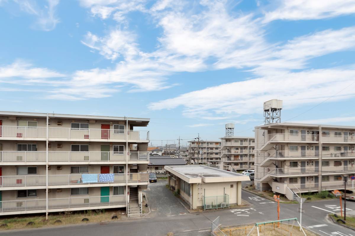 Pemandangan dari Village House Mizushima di Kurashiki-shi