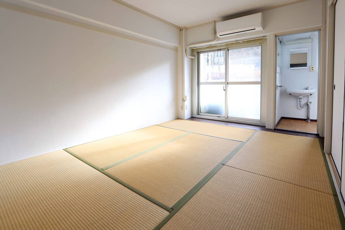 Ruang Tamu di Village House Shimosarachi di Hatsukaichi-shi