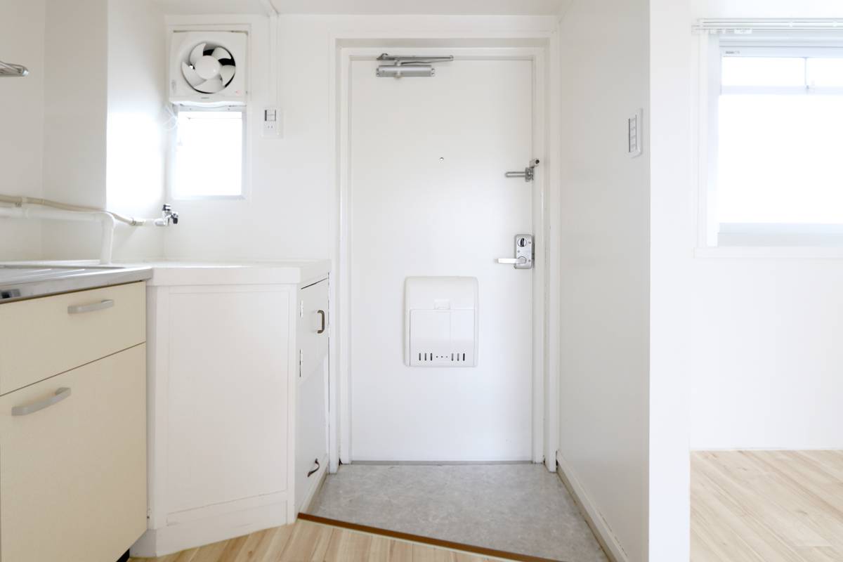 Khu vực cửa ra vào Village House Makabe ở Soja-shi