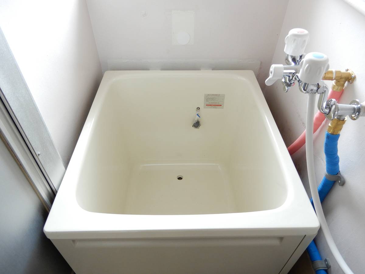 Phòng tắm của Village House Makabe ở Soja-shi