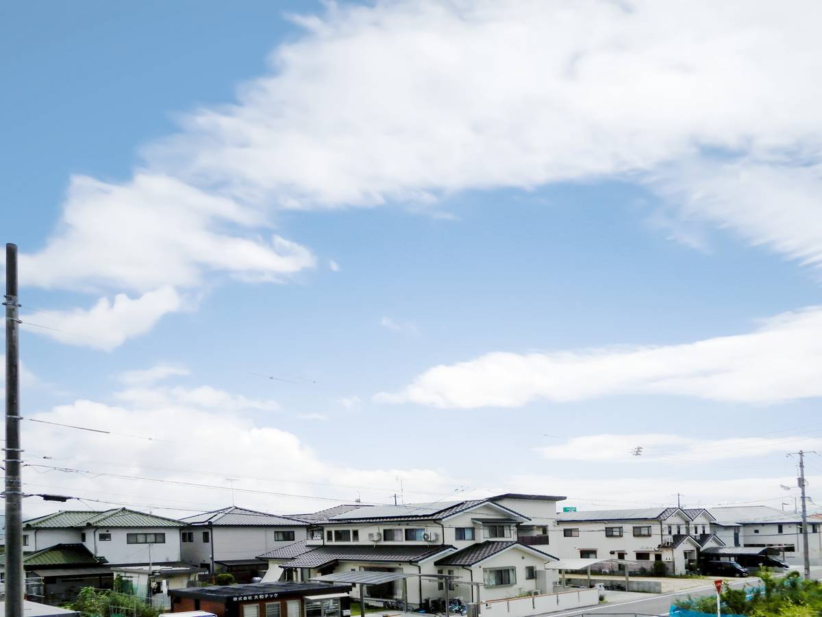 Tầm nhìn từ Village House Makabe ở Soja-shi