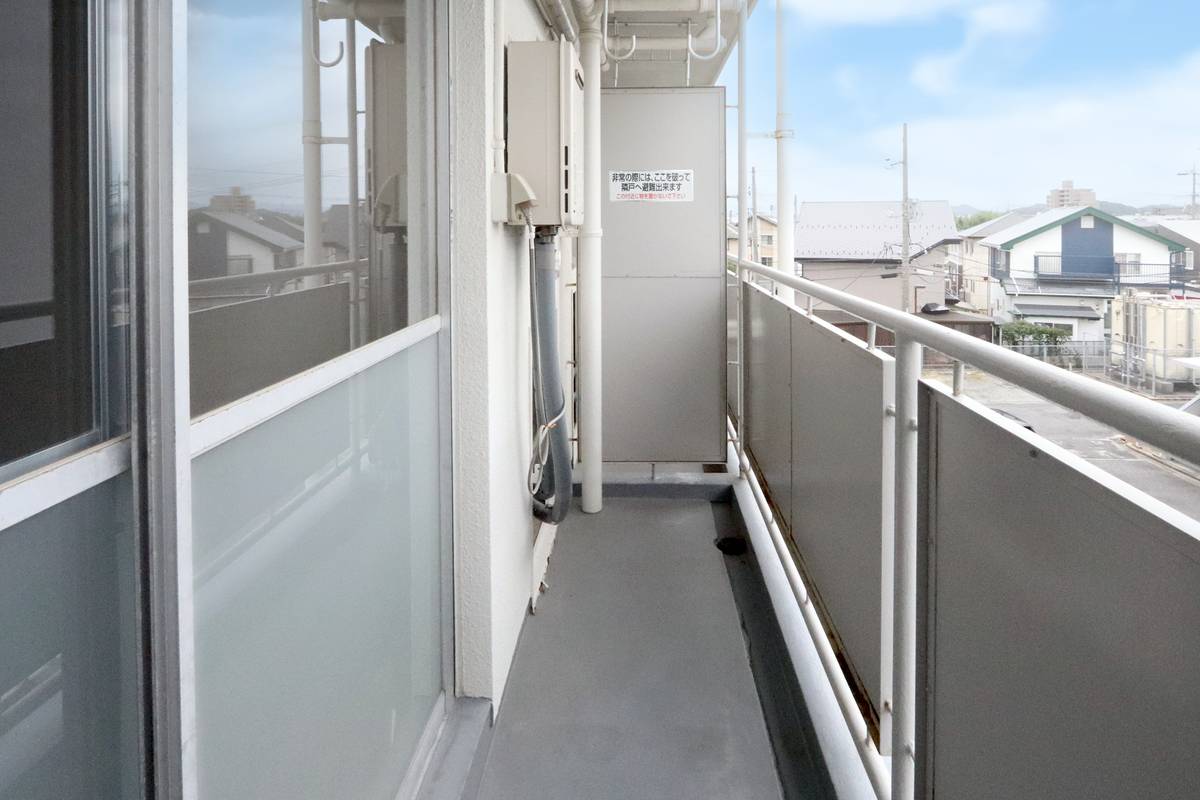 Balcony in Village House Abe in Yonago-shi