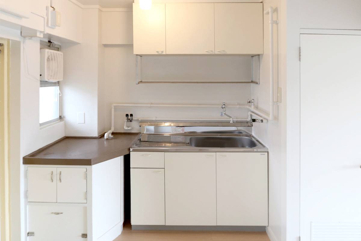 米子市ビレッジハウス安倍のキッチン