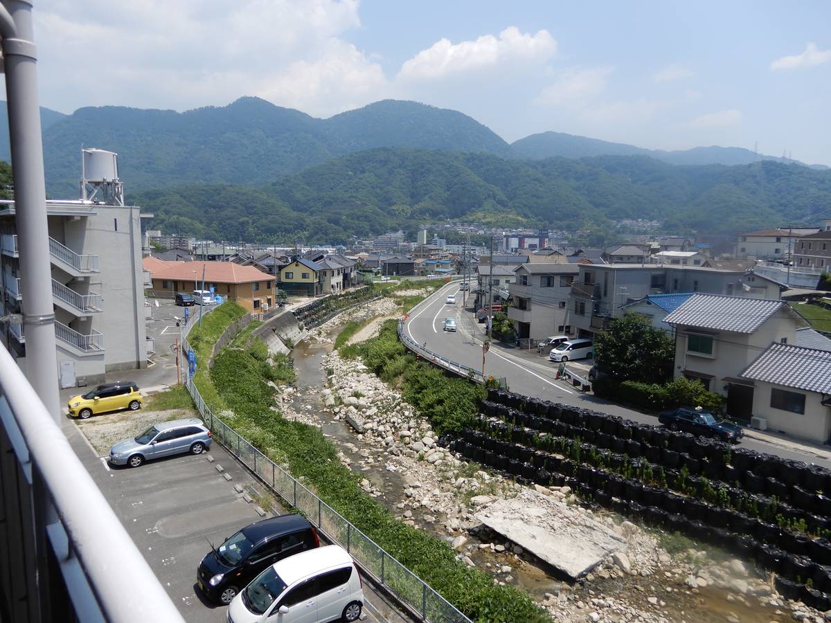 View from Village House Hataga in Aki-ku