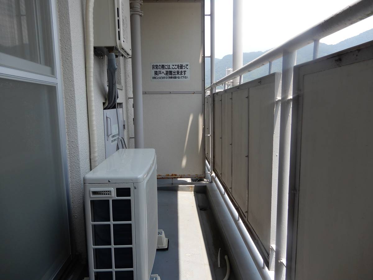 安芸区ビレッジハウス畑賀のバルコニー