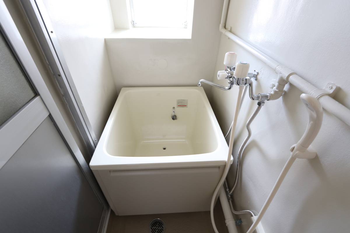 位于東広島市的Village House 八本松的浴室