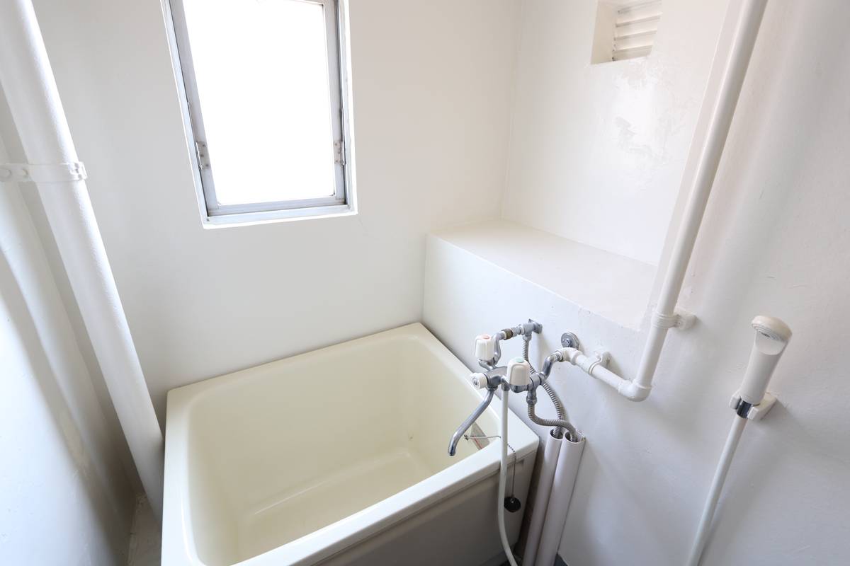 位于東広島市的Village House 八本松的浴室