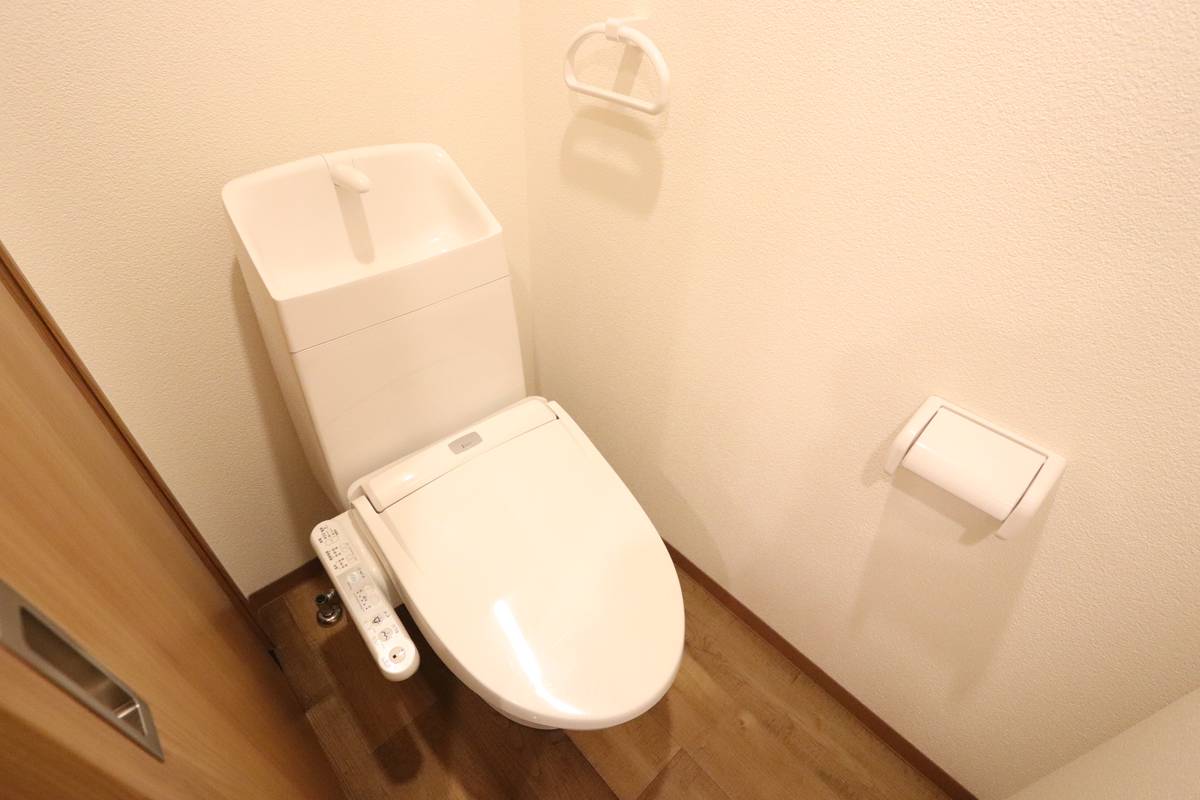 Nhà vệ sinh của Village House Onoda ở Sanyoonoda-shi