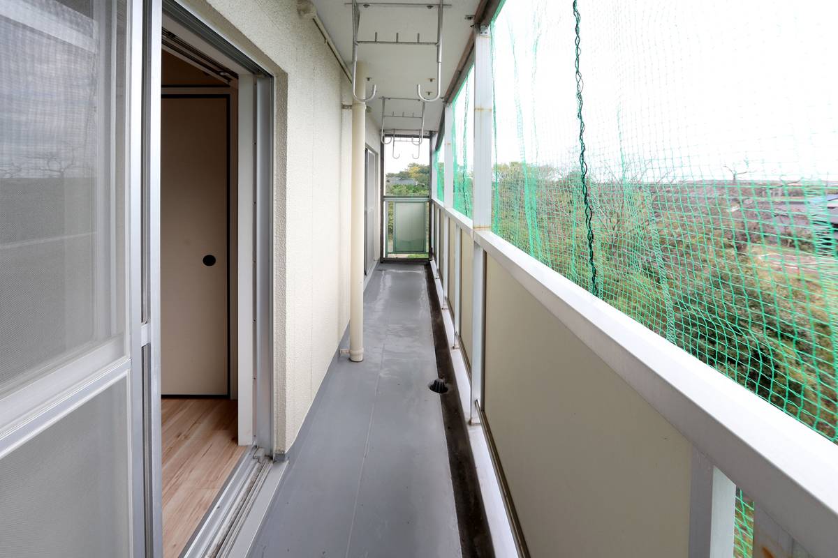 Sanyoonoda-shi मा Village House Onoda मा बाल्कोनी