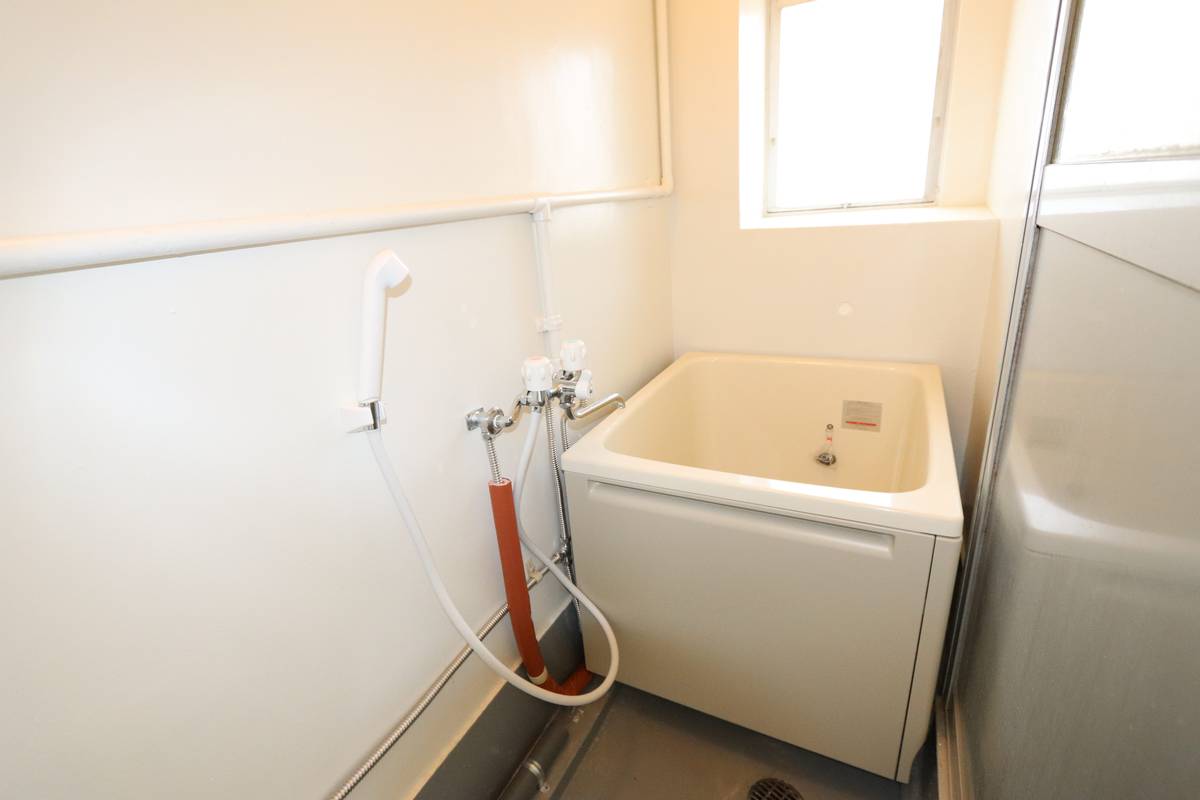 Phòng tắm của Village House Agenogi ở Matsue-shi