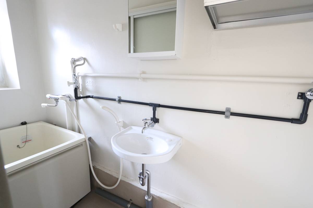 Powder Room in Village House Kannushi in Gotsu-shi