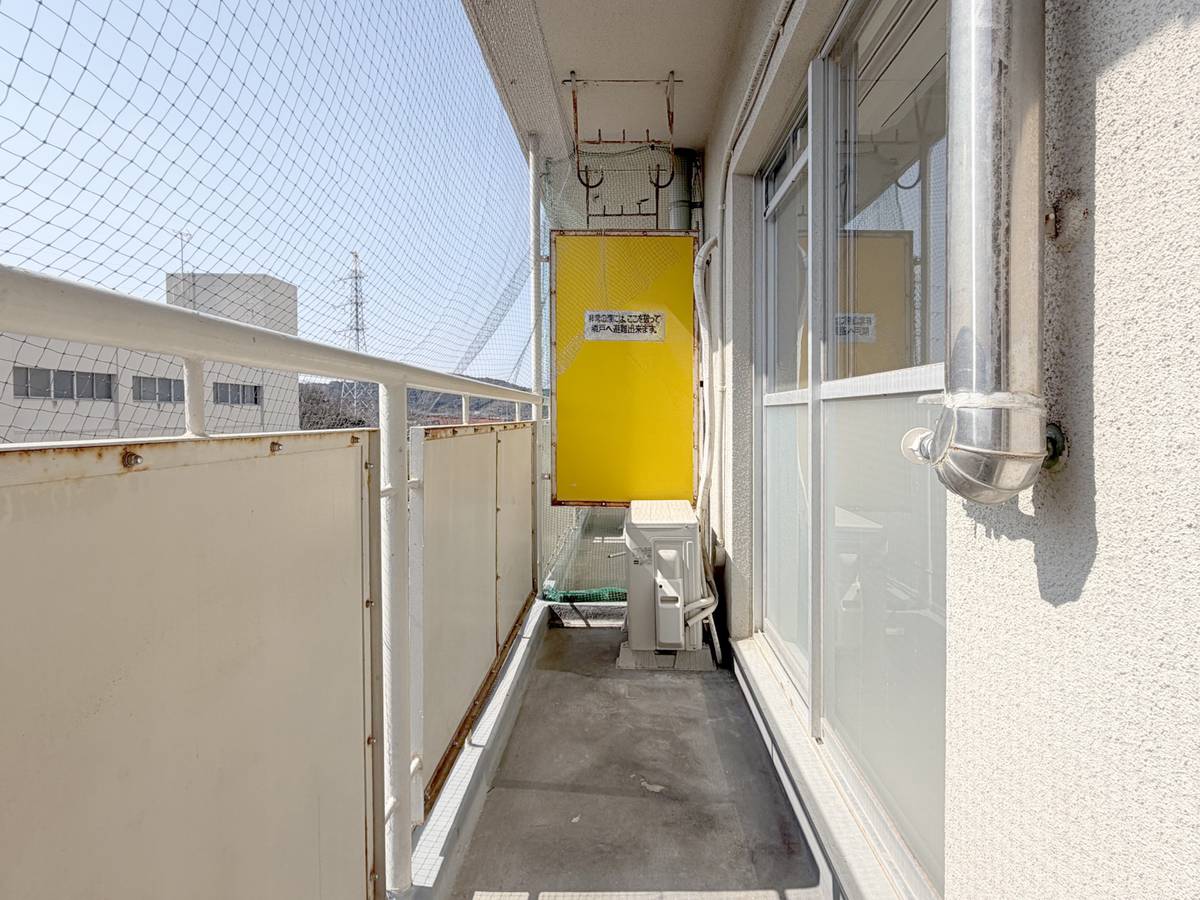 Balkon di Village House Kannushi di Gotsu-shi