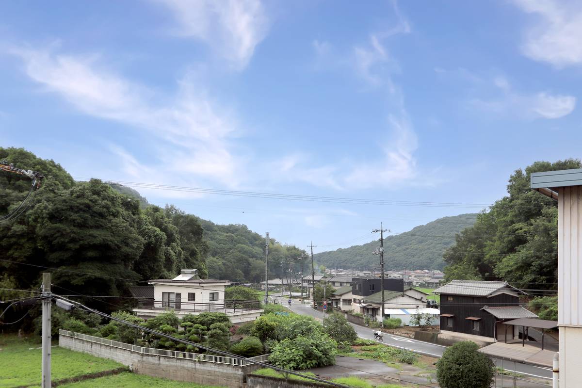 Tầm nhìn từ Village House Urata ở Kurashiki-shi