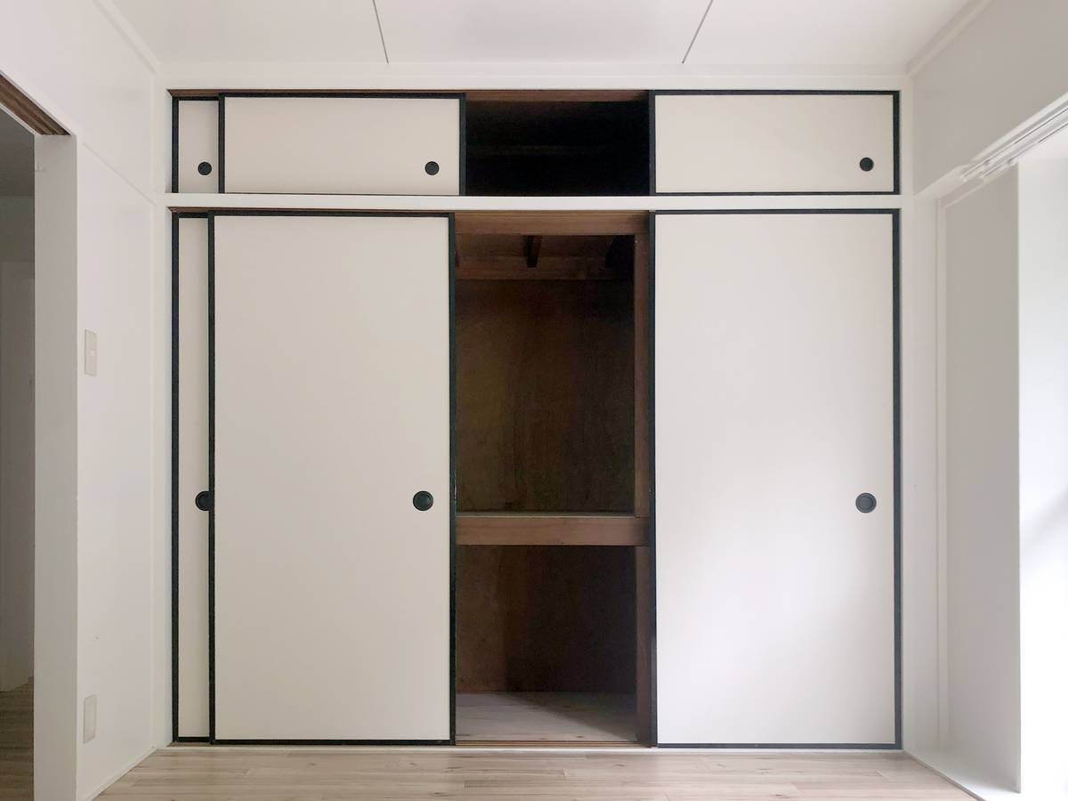 Khu vực chứa đồ của Village House Urata ở Kurashiki-shi