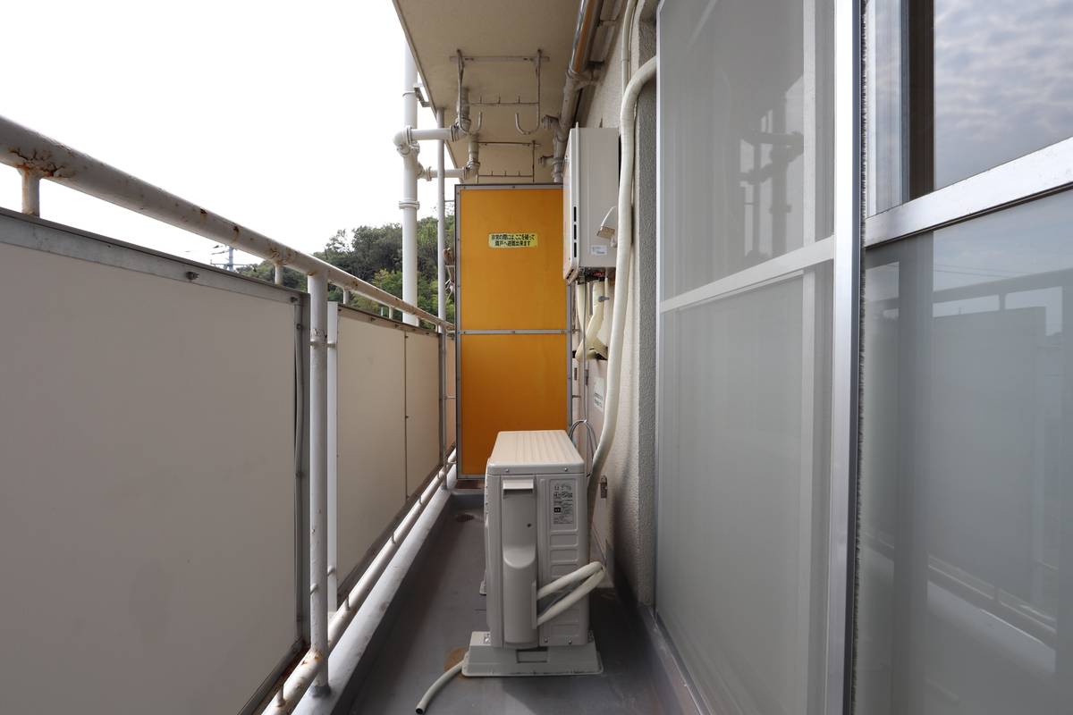 南区ビレッジハウス妹尾のバルコニー