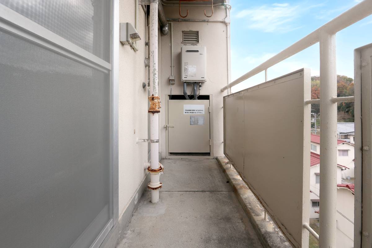 Ban công của Village House Takehara ở Takehara-shi