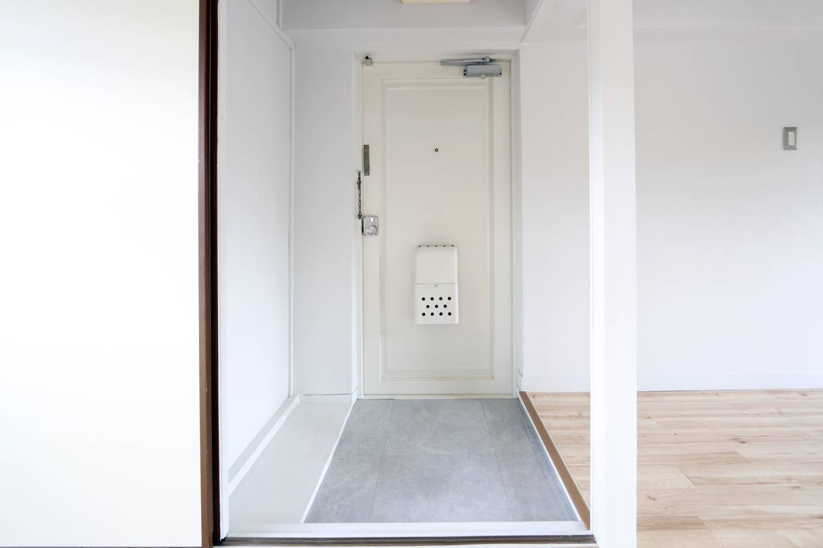 Khu vực cửa ra vào Village House Takehara ở Takehara-shi