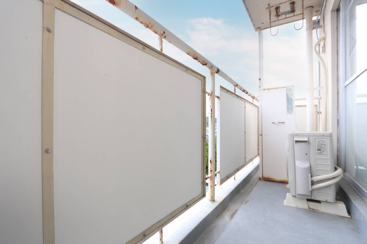 Balkon di Village House Tabuse di Kumage-gun